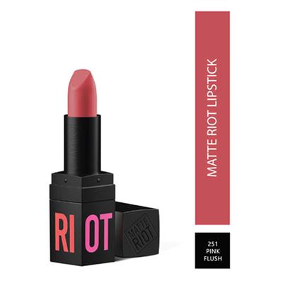 Chambor Matte Riot 251- Pink Flush 4.5 gm - Lipsticks