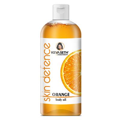 Keya Seth Aromatherapy Orange Body Oil Vitamin C Enriched Native Indian Orange 400ml - Carrier Oils