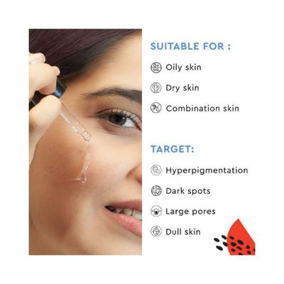 Kiro Face Serum 5% Niacinamide + 2% Alpha Arbutin for Refining Pores and Reducing Pigmentation 30.0 ml - Face Gels