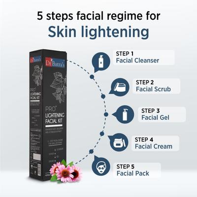 Dr. Batra's PRO+ Lightening Facial Kit 250 gm - Facial Kits