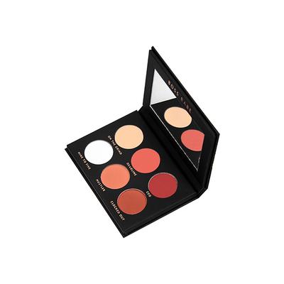 Miss Rose 6 Color Eyeshadow Matte & Glitter Palette 7001 - 017 Z2 20 gm - Face Palettes