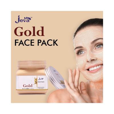 Jeva Gold Face Pack Revitalize Skin and Restore Glow 380 ml - Masks & Peels