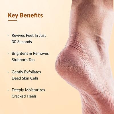 Fixderma Foobetik Foot Scrub Spray Dead Skin & Tan Removal Darkness Blackness Removal Scrub 50 ml - Foot Care