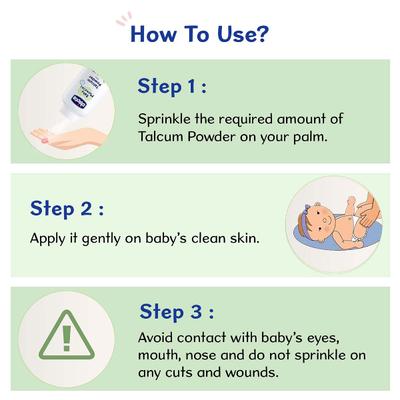 Chicco Baby Moments Talcum Powder (0+ Months) - Rice Starch & Allantoin 150 gm - Baby Grooming
