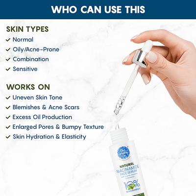 The Mom's Co. Natural 10% Niacinamide Face Serum With Licorice, Squalane 30ml - Face Serum