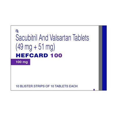 HEFCARD 100 Tablet 10's - Heart Failure-Ang