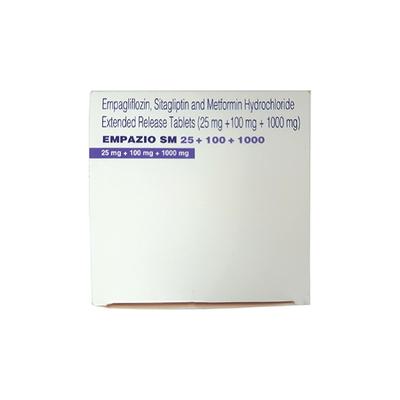 EMPAZIO SM 25+100+1000 Tablet 10's - Diabetes-Ant