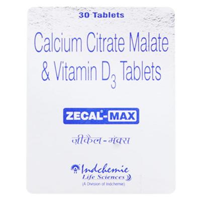 ZECAL MAX 250 Tablet 30's - Supplements-Cal
