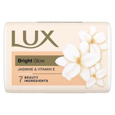 Lux Bright Glow Jasmine & Vitamin E For Glowing Skin Beauty Bar Mega Pack (Pack of 3) 300 gm - Soaps