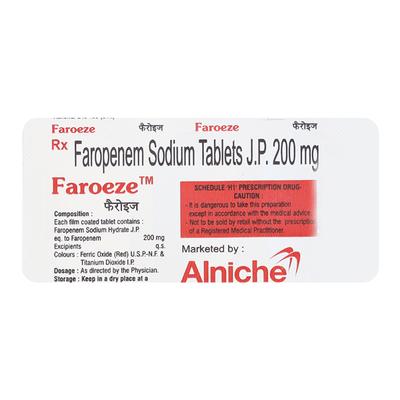 Faroeze 200mg Tablet 6'S - Bacterial Infections-OBL