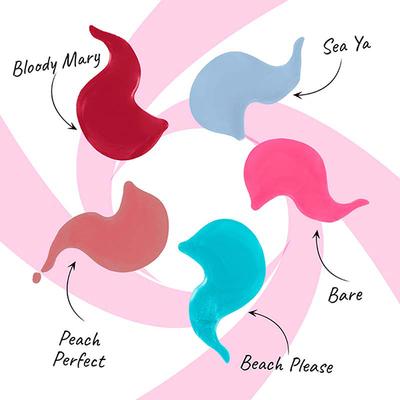 Myglamm POPxo Mini Nail Kit Vacay Bloody Mary Perfect Peach Beach Please Pink Nic Sea Ya 15 ml - Nail Polish