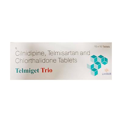 TELMIGET TRIO Tablet 10's - Hypertension-Ana