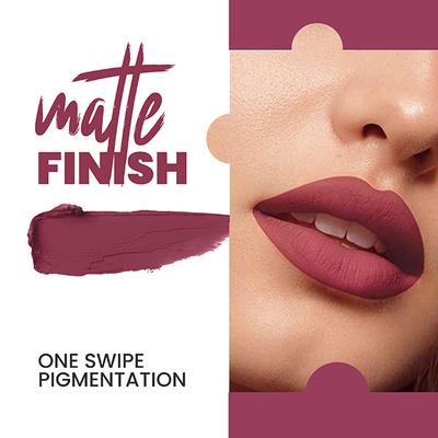 Mars Colorbum Liquid Matte Lipstick - 04 Singaporian Sangria 5.5 ml - Liquid Lipsticks