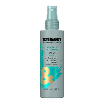 Toni&Guy Sea Salt Hair Texturising Spray to Create Beachy Locks & Natural Waves 200 ml - Hair Sprays & Mists