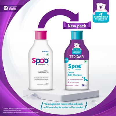 SPOO NEW GENTLE BABY Shampoo 125ml - Baby Shampoo