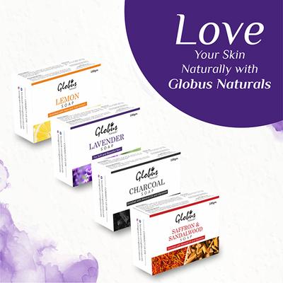 Globus Naturals Lavender Soap (Pack Of 2) 200 gm - Soaps