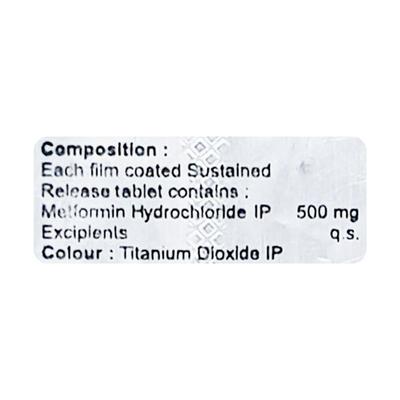 REDUMET SR 500 Tablet 10's - Diabetes-Ant