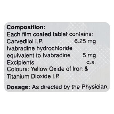 IRBAN B 5/6.25 Tablet 10's - Angina