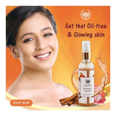 Seer Secrets Lemon Shorea Cinnamon Sebum Retarding Facial Cleanser 100 ml - Face Creams