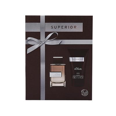 S.Oliver Superior Men Duo Set (Eau De Toilette 30ml + Shower Gel & Shampoo 75ml) 1's - Men Perfumes (Edt/Edp)