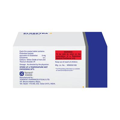 ELOBETRA 5 Tablet 10's - Constipation-Lax