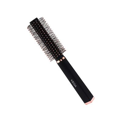 Vega Round Hair Brush for Women and Men Ideal for Adding Curls, Volume and Waves in Hair (E33-RB) 65 gm - Hair Brushes