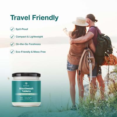 Bargad Mouthwash Tablets - Refreshing Mint 90's - Speciality Medicines