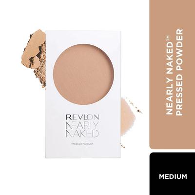 New Revlon Nearly Naked Pressed Powder - Medium 8 Gm - Compact Powder