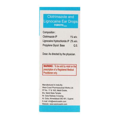 FOROTO EAR Drops 5ml - Ear Conditions-EAA