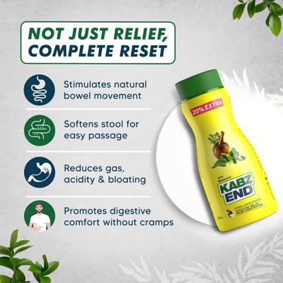 New Mankind'S Kabz End Granules 120 gm - Indigestion/Constipation