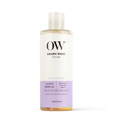 Organic Works Lavender Shower Gel 300 ml - Shower Gels & Body Wash