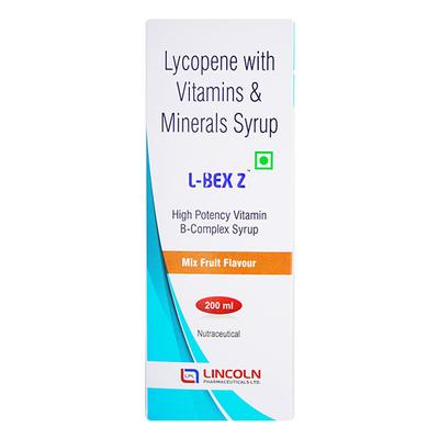 L Bex Z Mix Fruit Flavour Syrup 200ml - Supplements-Vam
