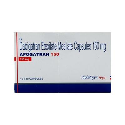 Afogatran 150mg Capsule 10'S - Blood Clot-Ant