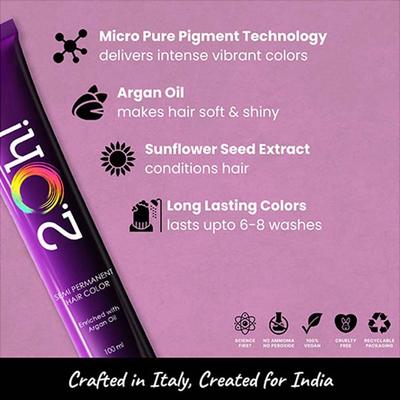 2.Oh! Semi Permanent Hair Color 100 ml each - Pastel Pink 2's - Crème