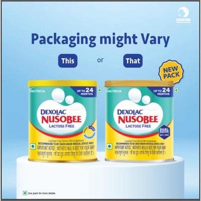 Dexolac Nusobee Casein (Up to 24 Months ) 400 gm -Tin - Baby And Infant Supplements