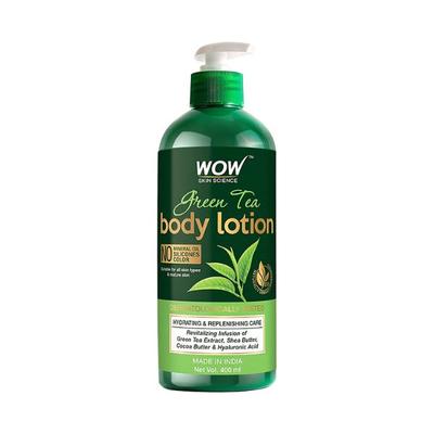 Wow Life Science Green Tea Body Lotion 400 ml - Lotions & Creams