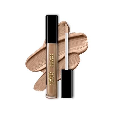 Faces Canada High Cover Concealer Shea Butter & Vitamin E- Golden Rush 06, 4ml - Concealer