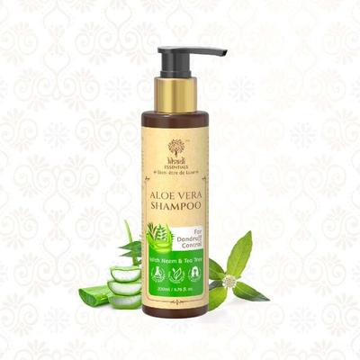 Khadi Essentials Hair Rinser - Aloe, Neem & Tea Tree with Pure Shikakai, Brahmi & Bhringraj Extracts 200 ml - Shampoos