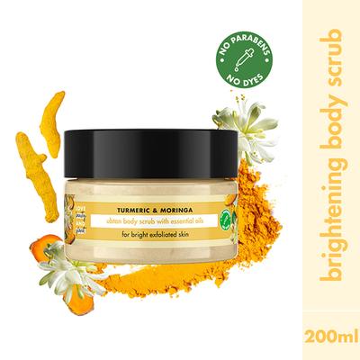 Love Beauty and Planet Turmeric and Moringa Body Scrub 200 ml - Body Scrubbers & Brushes