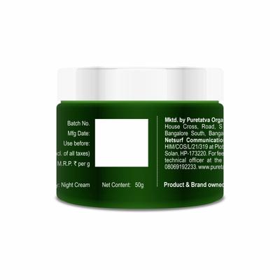 Pure Tatva Moisturising Night Cream 50 g - Night Cream
