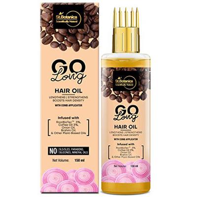 Stbotanica Go Long Onion Hair Conditioner + Shampoo + Go Long Onion Hair Oil With Comb Applicator 550 ml - Shampoos