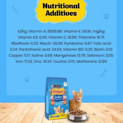 Nestle Purina Friskies Seafood Sensations Cat Food 2.5 kg - Petfood