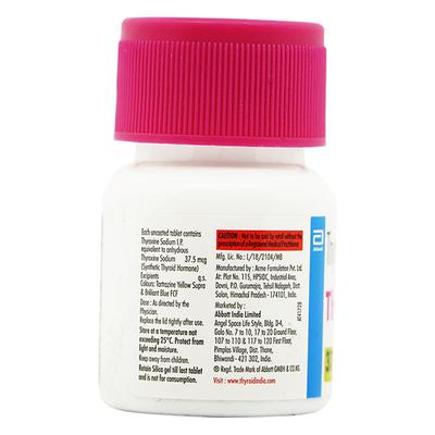 THYRONORM 37.5mcg Tablet 120's - Hypothyroidism