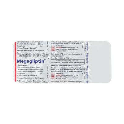 Megagliptin 20mg Tablet 10'S - Diabetes-Ant