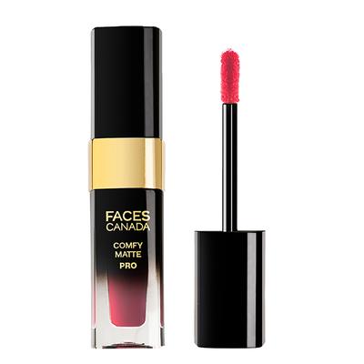Faces Canada Comfy Matte Pro Liquid Lipstick - Fuchsia Please 06, 5.5 ml 10HR Stay No Dryness - Liquid Lipsticks