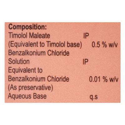 Timanol 0.5% Eye Drops 5ml - Glaucoma-Ant