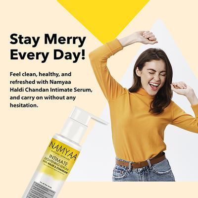 Namyaantimate Lightening Serum Combo (Intimate Lightening Serum, 100gm and Haldi Chandanntimate Lightening Serum for Men and Women), 100gm 2's - Intimate Hygiene