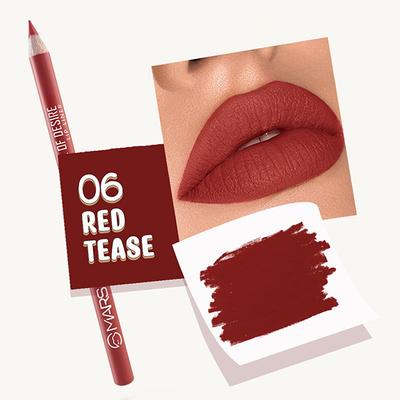 Mars Edge of Desire Lip Liner - 06 Red Tease 1.4 gm - Lip Liners