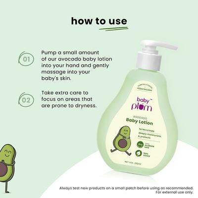 Baby Plum Avocado Baby Lotion 200 ml - Creams, Lotions & Oils