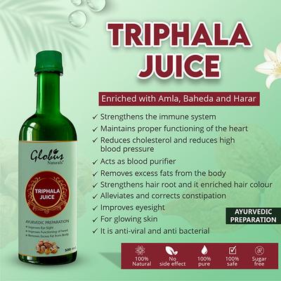 Globus Naturals Triphala Juice 500 ml - Ayurvedic Juices